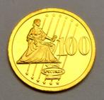 Duitsland. 100 Specimen Euro 2006 - Trial Probe - 0,5g Gold, Postzegels en Munten, Munten | Europa | Niet-Euromunten