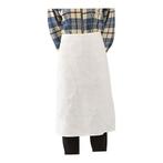 Kokssloof | Wit | Katoen | 500x1000mm EMGA, Verzenden, Nieuw in verpakking