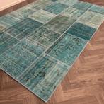 Brinker Vintage Turquoise Vloerkleed - 200x300cm, Huis en Inrichting, Stoffering | Tapijten en Kleden, Ophalen of Verzenden, Zo goed als nieuw
