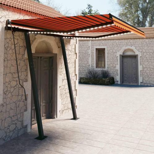 vidaXL Luifel automatisch met LED en windsensor 3x2,5 m, Tuin en Terras, Zonneschermen, Nieuw, Verzenden