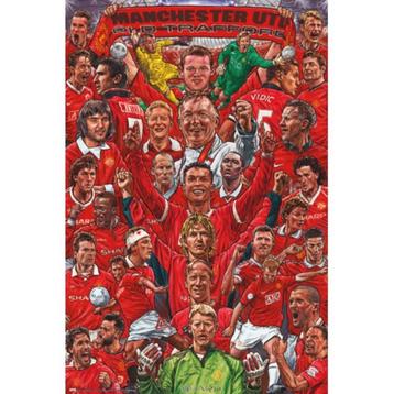 Poster Manchester United Legends 61x91,5cm beschikbaar voor biedingen