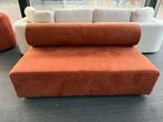 Roll Sofa Bank Lounge velvet brique donker oranje, Ophalen, 150 tot 200 cm, 75 tot 100 cm, Brique roll sofa