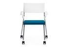 Tweedehands sedus Flip Flap - klapstoel groen, verrijdbaar., Huis en Inrichting, Stoelen, Ophalen of Verzenden, Gebruikt, Stof
