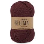 DROPS Lima Uni Colour - 9023 wijnrood - Wol Garen, Ophalen of Verzenden, Nieuw