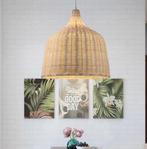 Rotan Hanglamp – Handgevlochten Bamboe Plafondlamp, Huis en Inrichting, Lampen | Hanglampen, Verzenden, Nieuw