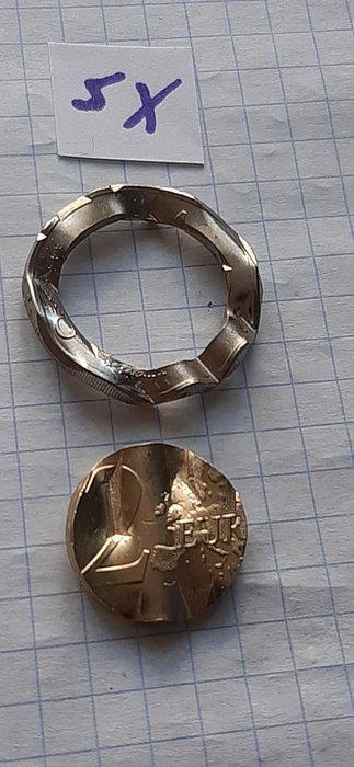 Luxemburg. 2 Euro 2015 With cancelled marks (Zonder, Postzegels en Munten, Munten | Europa | Euromunten