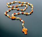 Rozenkrans - Amber, Baltisch barnsteen rozenkrans - met de