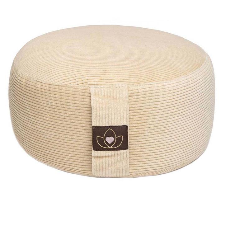 Meditatiekussen eco rib sand rond - Lotus, Sport en Fitness, Overige Sport en Fitness, Nieuw, Verzenden