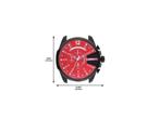 Diesel Mega Chief DZ4318 Herenhorloge 51 mm - Zwart, Verzenden, Nieuw