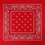 Haarband Bandana Zakdoek Paisley Rood, Verzenden, Nieuw