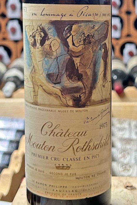 1973 Château Mouton-Rothschild - Pauillac 1er Grand Cru, Verzamelen, Wijnen