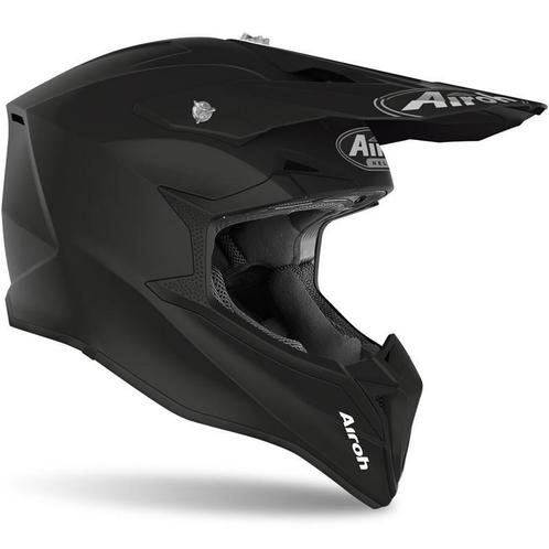 Crosshelm Airoh Wraap - Mat Zwart, Motoren, Kleding | Motorhelmen, Nieuw met kaartje, Offroadhelm, Verzenden