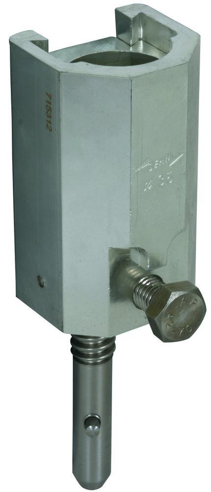 Dehn D 35mm ronde boutklem met T-pen voor 16-150mm2 kabels -, Doe-het-zelf en Verbouw, Elektra en Kabels, Overige typen, Nieuw