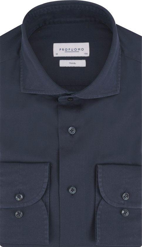 2dekans | Profuomo Travel Overhemd Heren - maat 37, Kleding | Heren, Overhemden, Blauw, Zo goed als nieuw, Ophalen of Verzenden