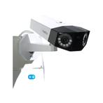 4MP 8MP 4K POE Dual Lens AI Human/Car Detect Outdoor IP Came, Audio, Tv en Foto, Videobewaking, Nieuw