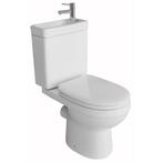 Toilet met Ingebouwde Fontein Keramiek Wit (inclusief kraan, Doe-het-zelf en Verbouw, Sanitair, Ophalen of Verzenden, Nieuw, Overige typen