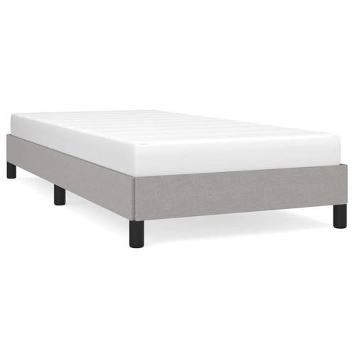 Lichtgrijs Bedframe 80x200 - Tweedekansje voor Slim Slapen, Huis en Inrichting, Slaapkamer | Bedden, 80 cm, 200 cm, Grijs, Nieuw