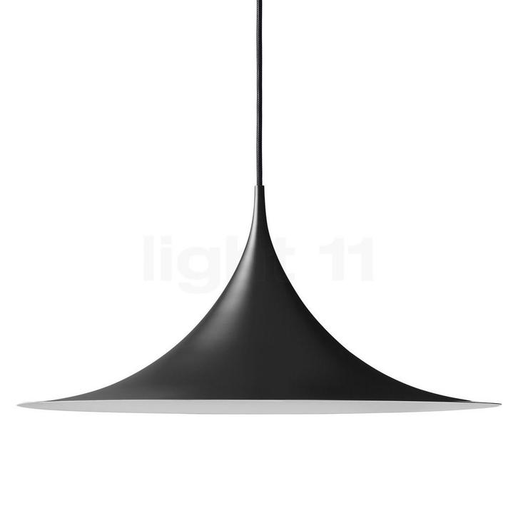 Gubi Semi Hanglamp, zwart mat - ø¸90 cm (Hanglampen), Huis en Inrichting, Lampen | Hanglampen, Nieuw, Verzenden