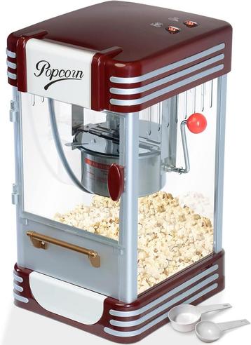 Jago® Popcornmachine retro - 60 l/h, 200 g/10 min, roestvrij beschikbaar voor biedingen