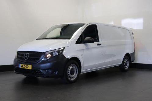 Zakelijke Lease |  Mercedes-Benz Vito 116 CDI XL EURO 6, Auto's, Bestelauto's, Dealer onderhouden, Lease, Zwart, Handgeschakeld