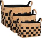 2dekans | Mica Decorations Opbergmand - Set van 3 - L40 x, Ophalen of Verzenden, Zo goed als nieuw