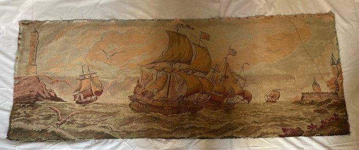 De afbeelding legt een dynamisch moment van navigatie vast -, Antiek en Kunst, Antiek | Kleden en Textiel