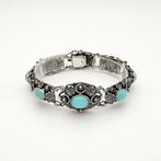 Zonder minimumprijs - Armband .925/1000 Zilver - Turkoois, Nieuw