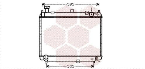 RADIATOR VOOR TOYOTA HIACE 1996-2006 164005B320, Auto-onderdelen, Airco en Verwarming, Nieuw, Ophalen of Verzenden