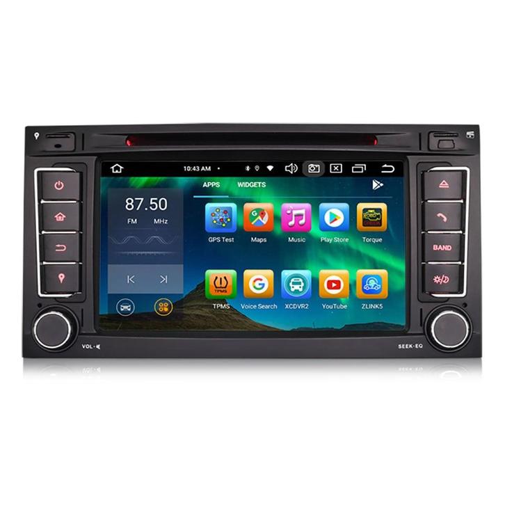 VW T5 Navigatie Android 13 Carplay Multivan Touareg, Auto diversen, Autoradio's, Ophalen of Verzenden