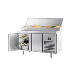 GGM Gastro | Voorbereiding koeltafel - 1468x700mm - met 2 |, Verzenden, Nieuw in verpakking