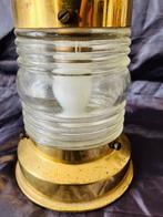 Scheepslamp - Glas, Messing
