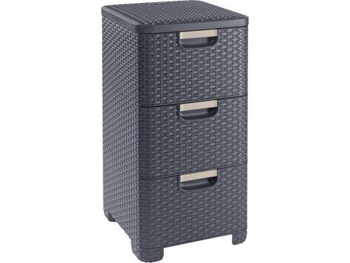 Curver Style Ladesysteem - 3x14 liter - Antraciet, Huis en Inrichting, Woonaccessoires | Overige, Zo goed als nieuw, Verzenden