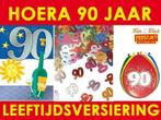 Feestartikelen 90 jaar - Mega aanbod feestversiering 90 jaar, Hobby en Vrije tijd, Feestartikelen, Ophalen of Verzenden, Nieuw