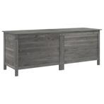 Tuinbox 150x50x56,5 cm massief vurenhout antracietkleurig, Verzenden, Nieuw