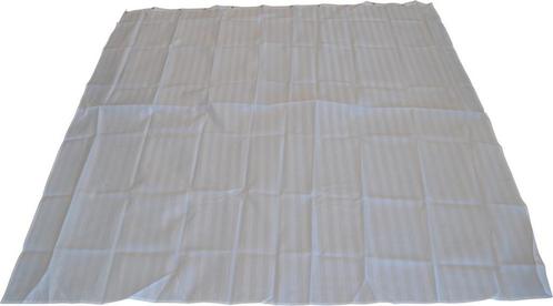 Douchegordijn - Wit - 180 cm x 180 cm - Inclusief ringen -, Huis en Inrichting, Badkamer | Badtextiel en Accessoires, Nieuw, Verzenden