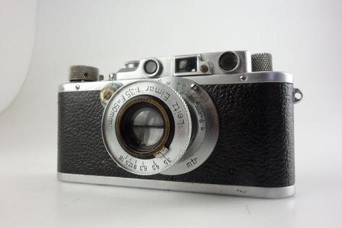Leitz III chrome + Elmar 50mm f3,5 #150266 (ji125), Verzamelen, Fotografica en Filmapparatuur