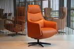 Gealux relaxfauteuil leer Twinz TW-107 met 3 motoren+accu., Huis en Inrichting, Ophalen of Verzenden, Nieuw, Leer