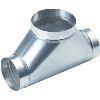 verzinkt geperst T-stuk 125x100  90gr, Doe-het-zelf en Verbouw, Ophalen of Verzenden, Nieuw