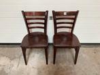 Houten Restaurantstoel | Mahony, Ophalen of Verzenden, Gebruikt, Meubilair