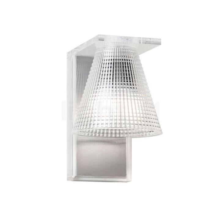 Kartell Light-Air Wandlamp, heldere glas - met reliø«f pat, Huis en Inrichting, Lampen | Wandlampen, Nieuw, Verzenden