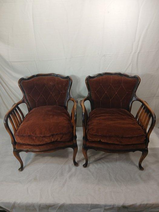 Fauteuil (2) - Hout, Antiek en Kunst, Curiosa en Brocante