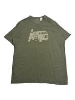Vintage Oxylane Groen geprint T-Shirt maat L, Kleding | Heren, T-shirts, Maat 48/50 (M), Vintage, Ophalen of Verzenden, Zo goed als nieuw