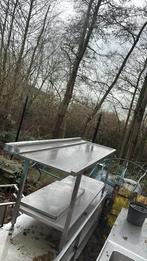 Afvoertafel rechts 230x70x90 bxdxh, Zakelijke goederen, Horeca | Keukenapparatuur, Ophalen of Verzenden, Gebruikt