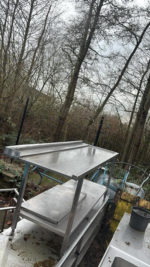 Afvoertafel rechts 230x70x90 bxdxh, Zakelijke goederen, Horeca | Keukenapparatuur, Ophalen of Verzenden