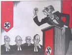 Spotprent Propagandaminister Joseph Goebbels redevoert op..., Verzenden