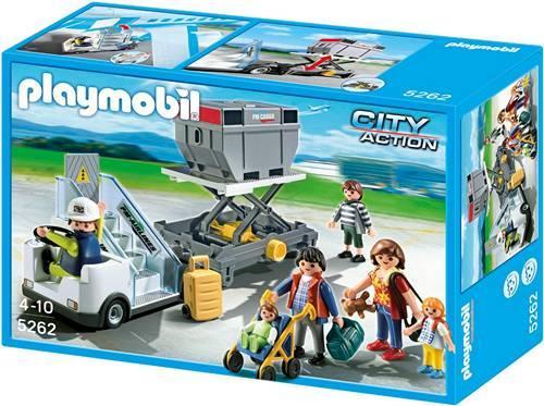 Playmobil Vliegtuigtrap met Passagiers – 5262 (Nieuw), Kinderen en Baby's, Speelgoed | Playmobil, Nieuw, Verzenden