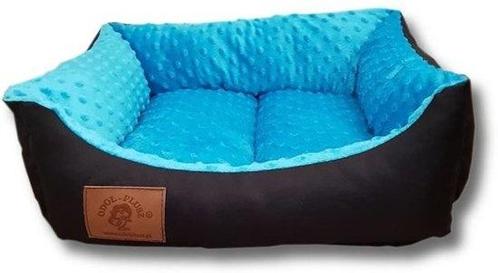 Hondenmand - S - kleine hond - 50 x 40 cm - blauw minky d..., Dieren en Toebehoren, Hondenmanden, Nieuw, Ophalen of Verzenden