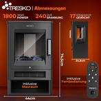 Sfeerhaard elektrisch - Elektrische haard - Met verwarming -, Verzenden, Zo goed als nieuw