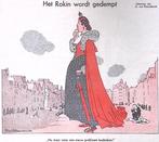 Spotprent over de demping van de Rokin in Amsterdam, Antiek en Kunst, Verzenden