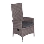 Garden Impressions Nice verstelbare - tuinstoel grijs, Verzenden, Nieuw